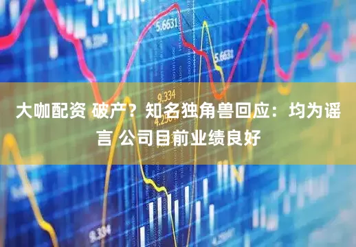大咖配资 破产？知名独角兽回应：均为谣言 公司目前业绩良好